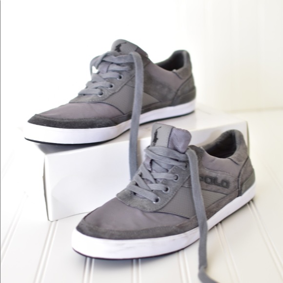 Polo by Ralph Lauren Gray Sneaker - Picture 2 of 16